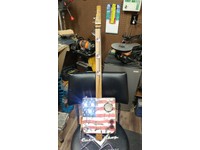 Canadian Flag Maple Leaf Acoustic Electric Guitar Strap With Faux Leather Canada