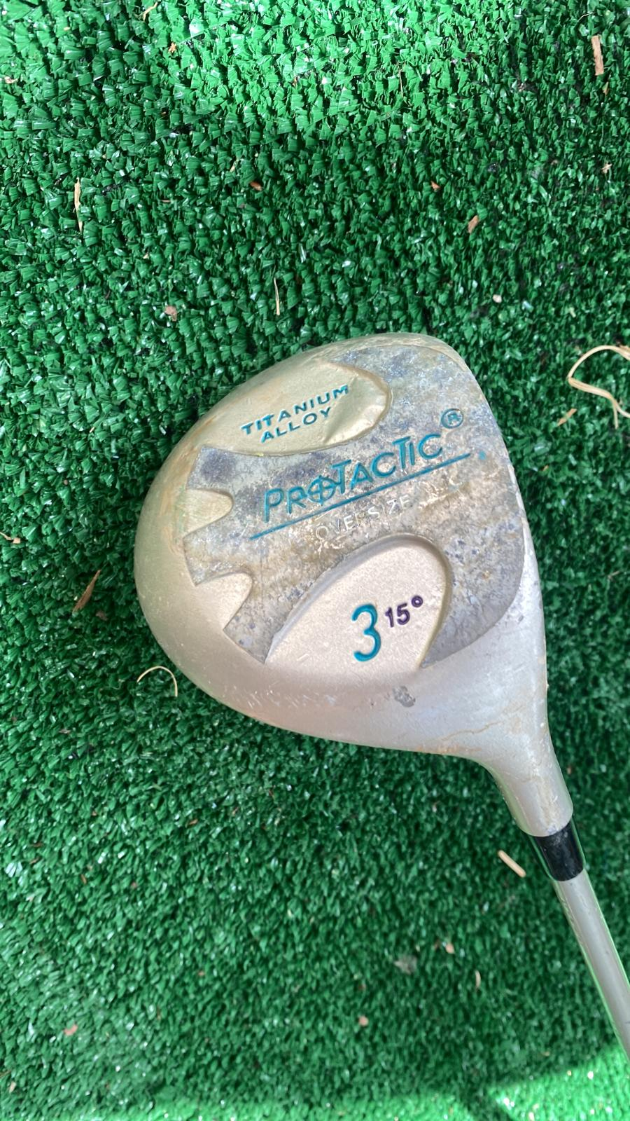 ProTactic  Titanium Alloy 15° golf 3 Wood RH