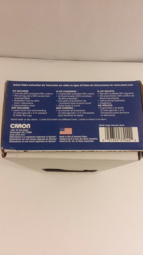 New Wonderart Frog Latch Hook Kit 12 x 12 Canvas Pre cut Yarn