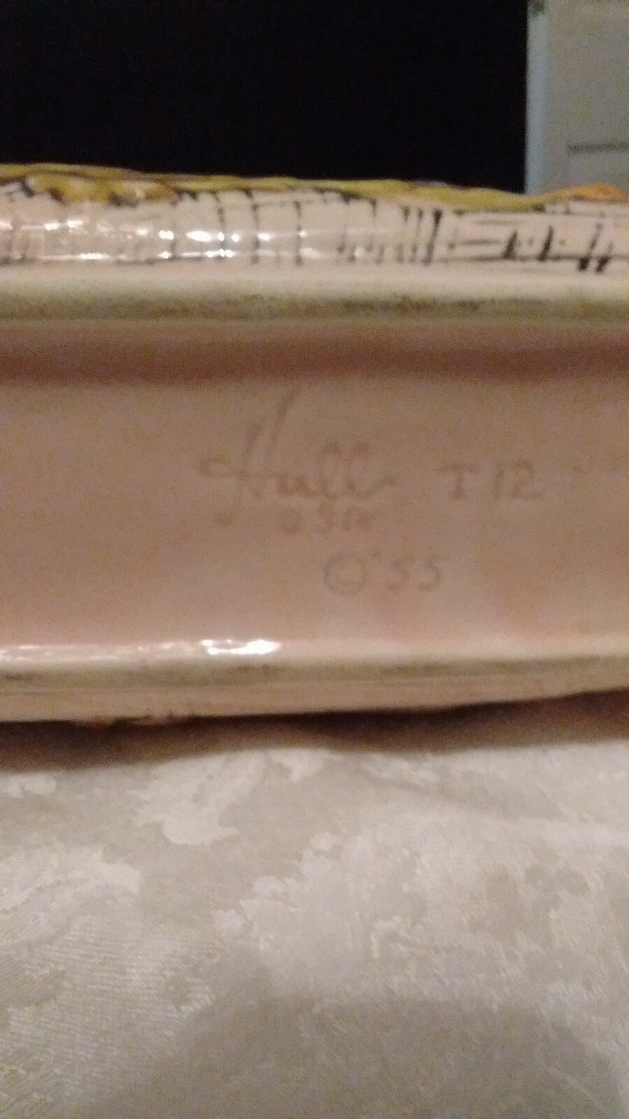 Hull Mid Century Modern Bright Flite Pink Blossom Boat Planter