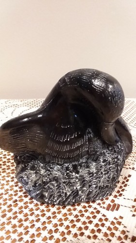 Aardvark Duck Soapstone Sculptures ( Figurines To Please)