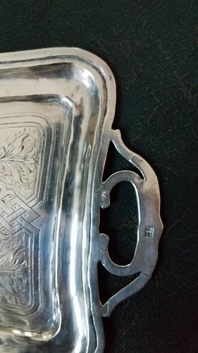 Antique 1873 Russian  Silver Tray  4.78oz.