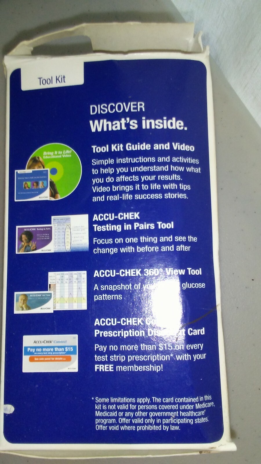 NIB AVIVA Discover Diabetic testing machine by Accu-Check  1x1315