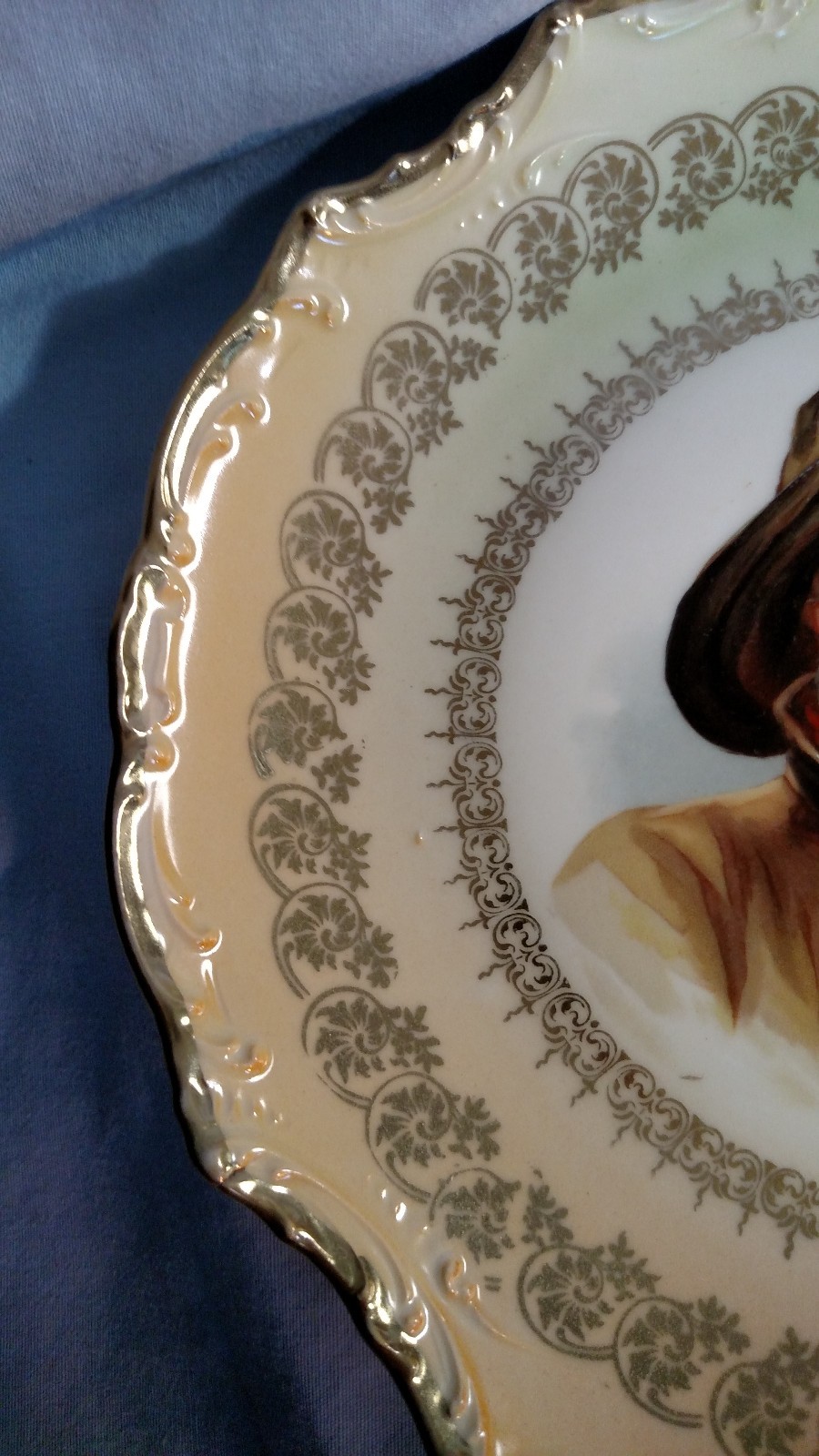Blenheim China Sailor with Pipe Decorative Plate