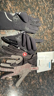 Castelli cycling gloves (2pr) womens size S/M and M