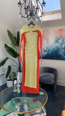 NWT LOEWE Trompe L Oeli Maxi Dress size Small