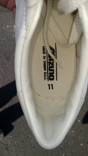 Vintage John Elway New Old Stock Mizuno Football Screw Cleats Shoes Sz 11 White