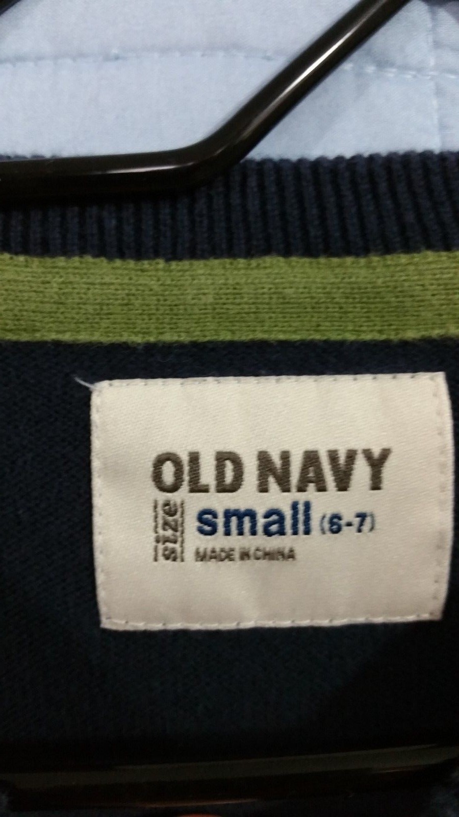 Old Navy Boys Small 6-7 Navy Skateboard Pullover Sweater