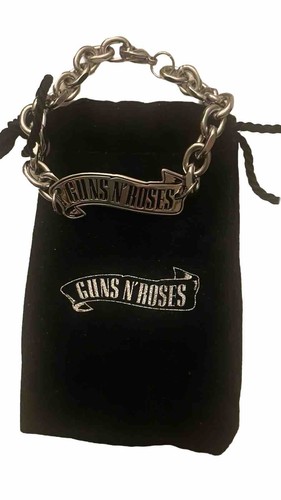 NEW 2023 Guns N' Roses VIP Logo Bracelet in Black Velour