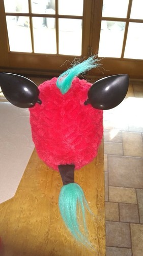 Furby Boom Red & Black LED Interactive Electronic Pet Works GREAT 2012