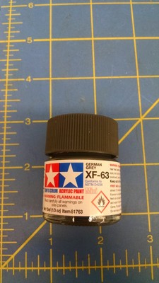 Tamiya XF-63 German Grey 10ml 81763 Mini Acrylic Paint Ships from USA
