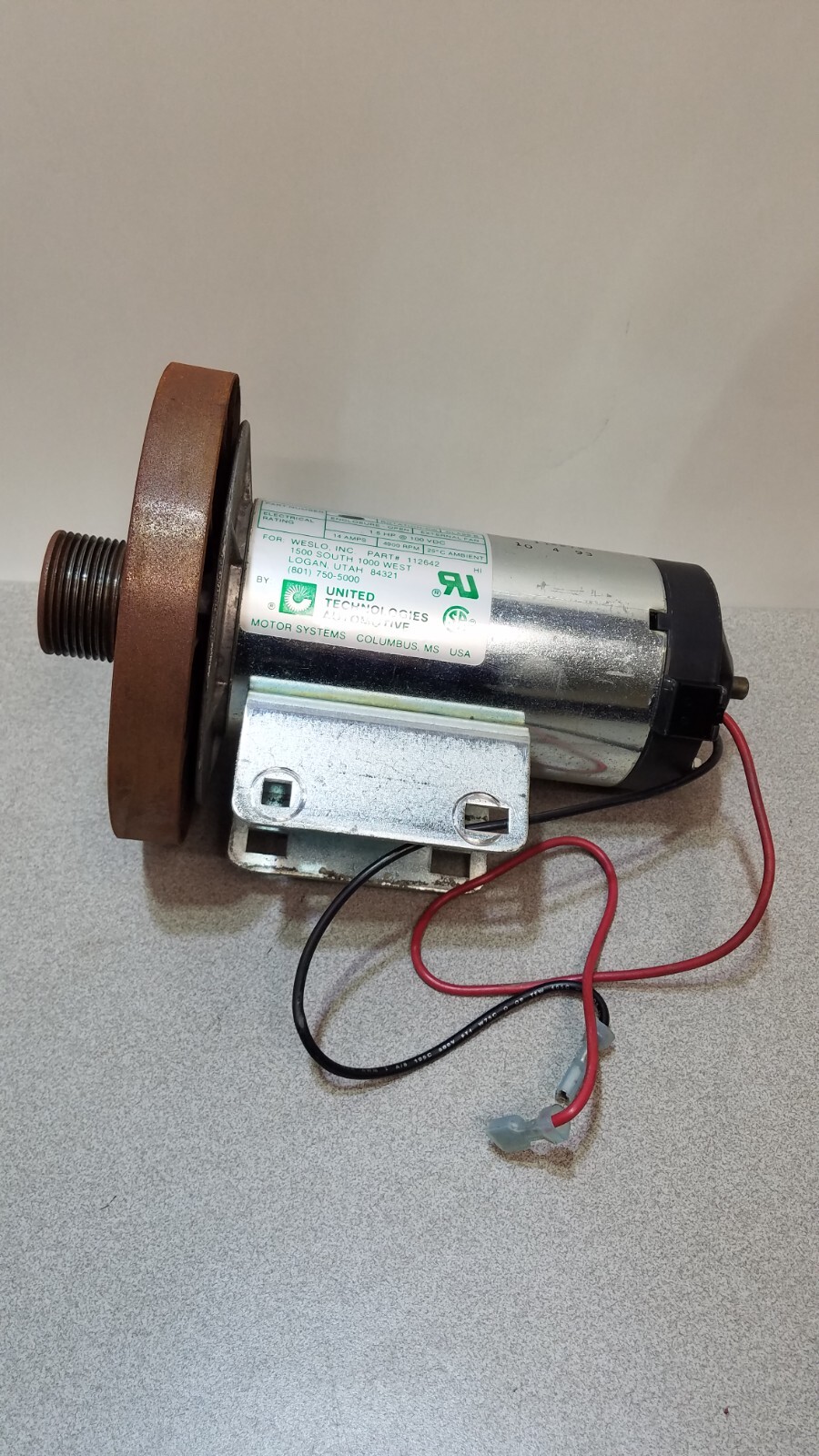 Weslo 96709 Treadmill Drive Motor 1.50HP Permanent Magnet DC Lifestyler 8.0