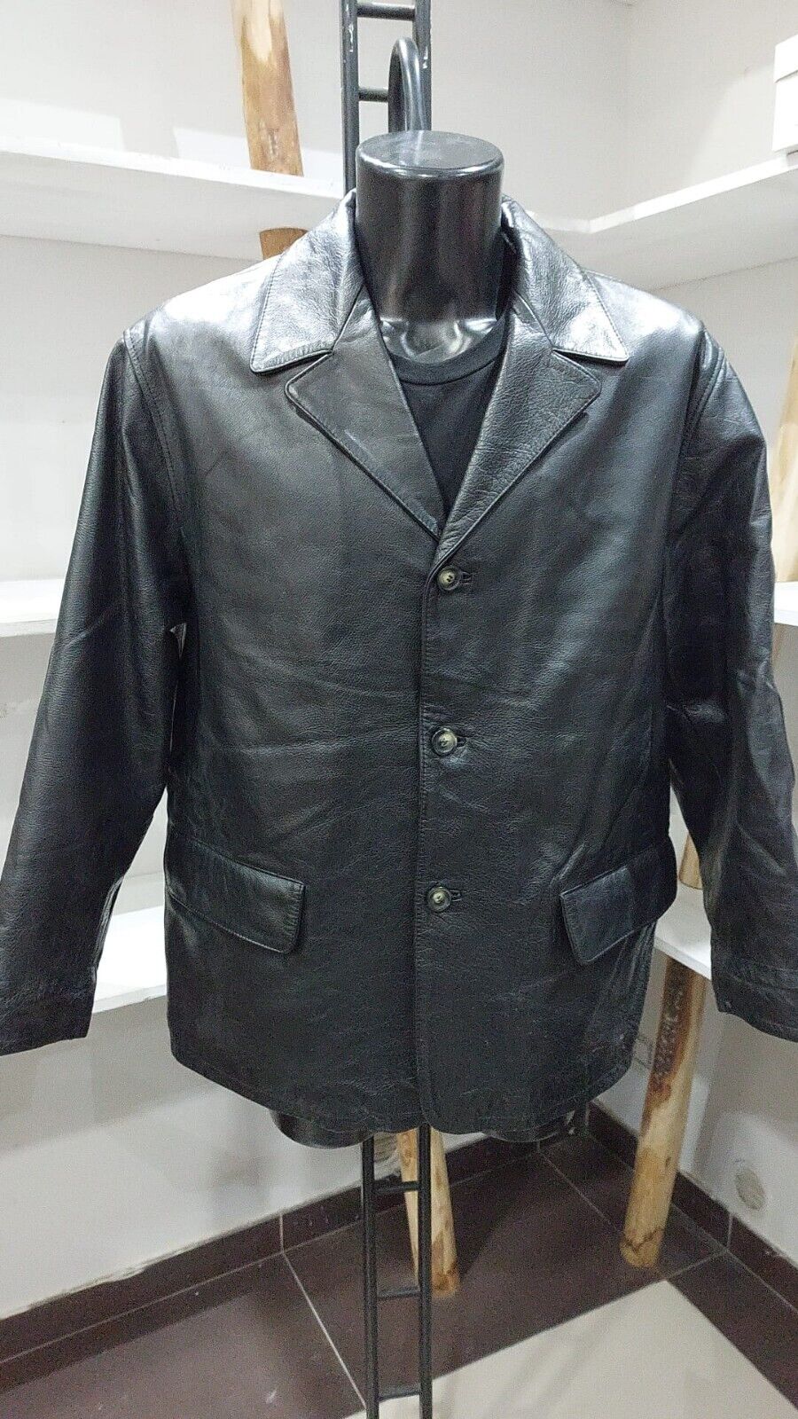 Leather Jacket Used Men Black Size 52 PGC315PI | eBay Leather Jacket Used Men Black Size 52 PGC315PI | eBay