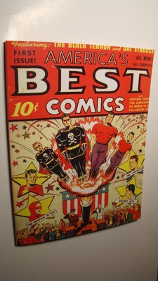 AMERICA'S BEST COMICS 1 *NEW NM/MINT 9.8* MAGAZINE SIZE FACSIMILE BLACK TERROR