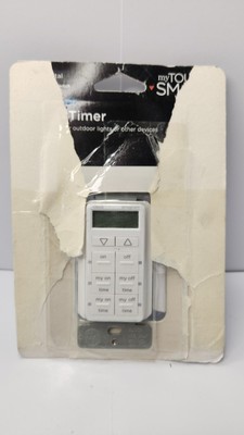 JASCO MY TOUCH SMART TIMER 26893-P1 SIMPLE SET IN-WALL DIGITAL TIMER TESTED  