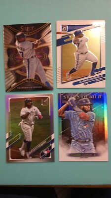 2021/22 PANINI @ TOPPS VLADIMIR GUERRERO JR 4-CARD LOT TORONTO BLUE JAYS