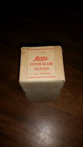 Leitz Cover Glass Plates Ground Edges 2