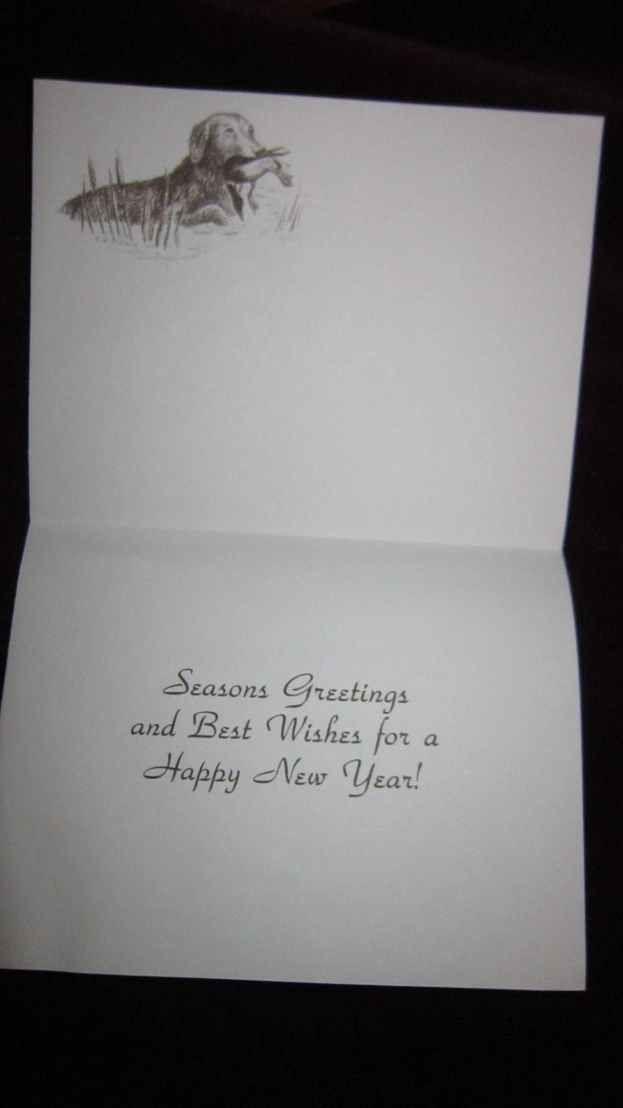 Christmas Boxed Note Cards w/Dogs & Wildlife w/10 Notes Cards & 10 Envelopes/Box