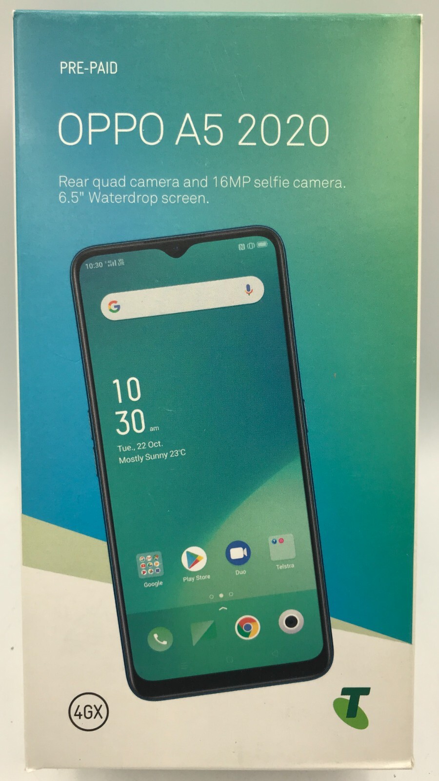 Oppo A5 2020 Phone 64GB New (CPH1943) Telstra Locked (Marine