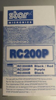 STAR MICRONICS PURPLE RIBBON RC200P PURPLE