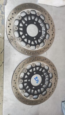 2008 TRIUMPH SPEED TRIPLE 1050 FRONT ROTORS BRAKE DISC left right  b76