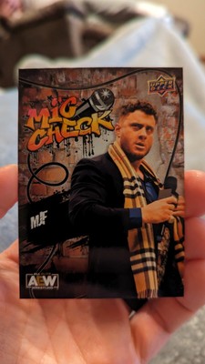 MJF 2023 Upper Deck AEW Mic Check Card #MC-6