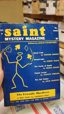 The Saint Mystery Magazine March 1962 Volume 15 #5