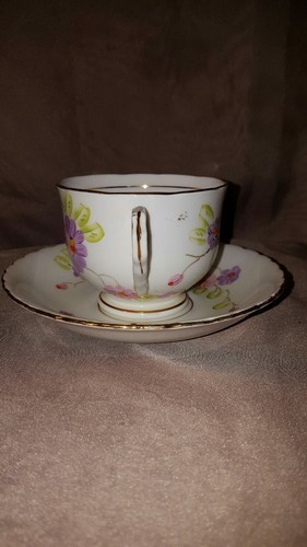 Vintage Phoenix Bone China Tea Cup and Saucer