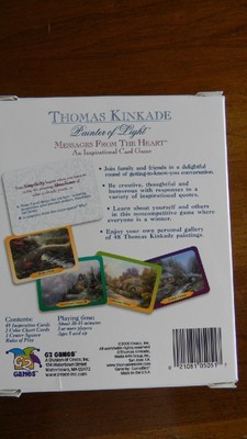 Painter of Light THOMAS KINKADE Inspirational Card Game MIB made in USA RARE!