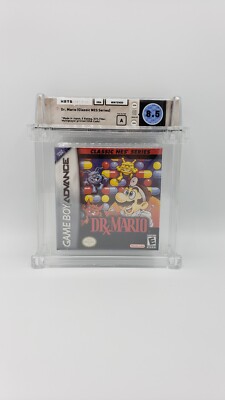 Dr. Mario Classic Nintendo Game Boy Advance GBA New Sealed Graded Wata 8.5 A