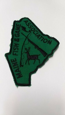Vintage Maine Fish & Game Association Patch Maine Hunting & Fishing Patch
