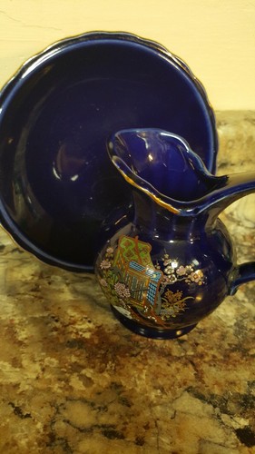 Vintage Beautiful Japanese Creamer And Saucer.