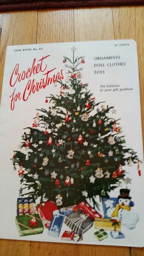 Vintage American Thread Co Star Book 83 150 133 Knitted Crochet Heart hat Stole