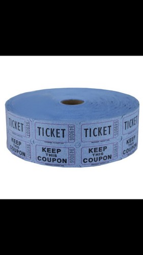 Raffle Tickets -  (Rolls of 2000 Double Tickets)