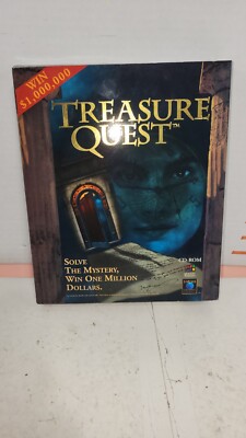 Treasure Quest: Big Box (PC CD-ROM Game, 1996) COMPLETE - Sound DISC ARE SEALED!