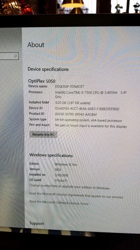 Dell Optiflex 5050 7th Gen i5 Point Of Sale Pos Complete Pkg w/ Cash Drawer