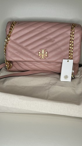 ☆☆Tory Burch☆☆ Tory Burch Kira Chevron Women's Chain Tot Tory Burch Women's Kira Chevron Chain Wallet, New Cream, Off