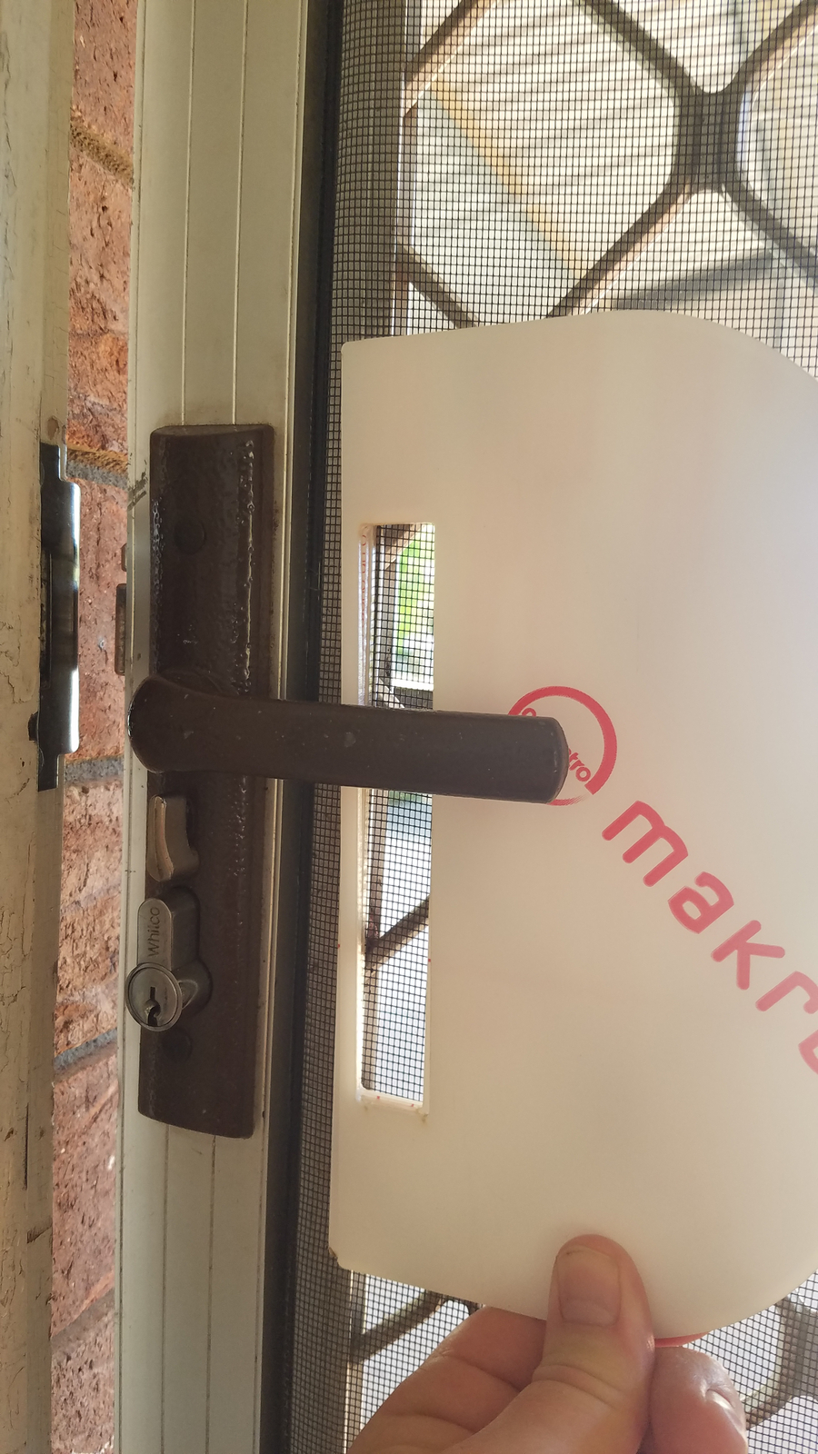 Security Screen Door Shield Lock Guard Anti Theft Protector x 1 eBay