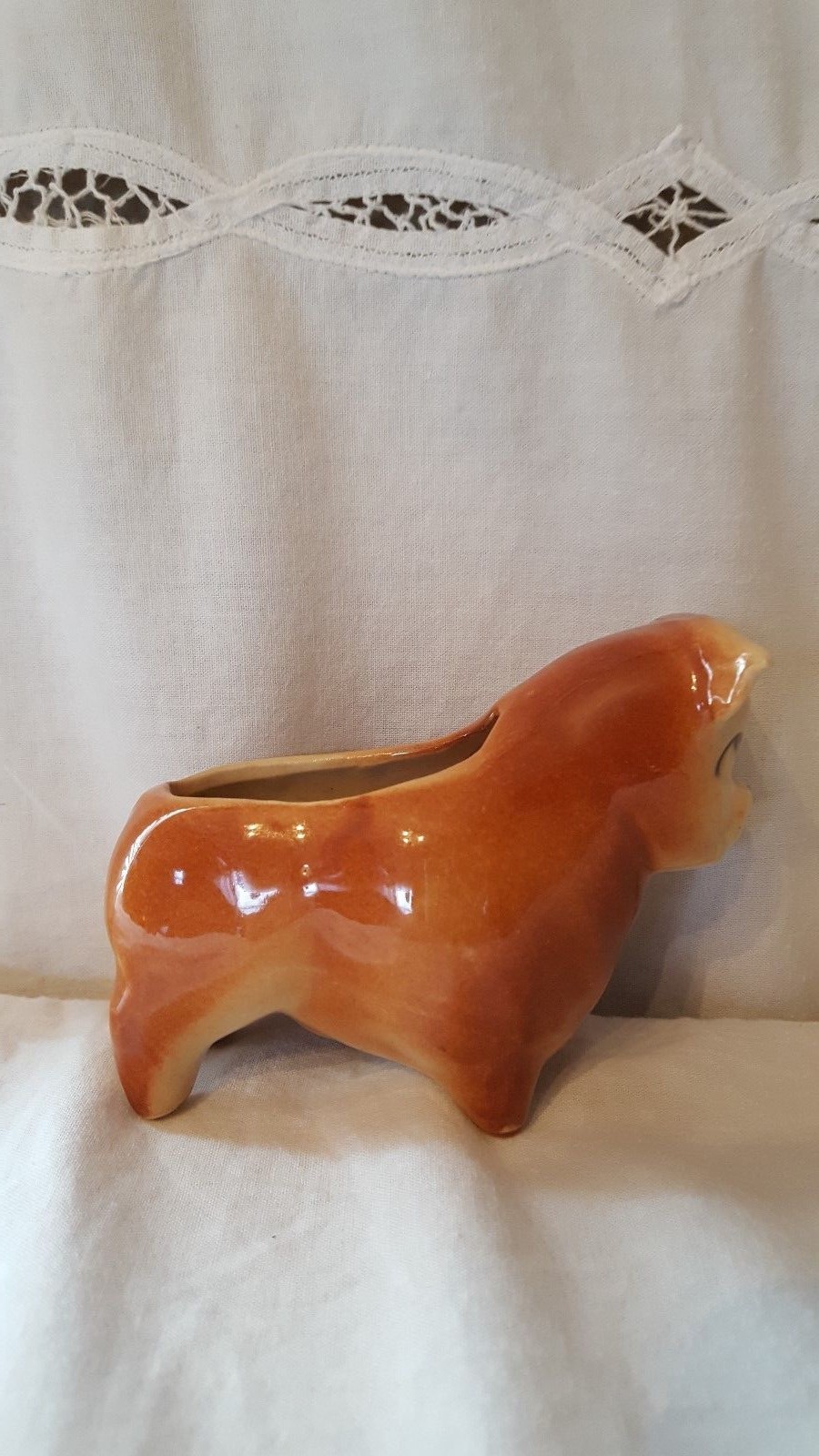Vintage Shawnee Pottery Bull/Cow Planter Adorable