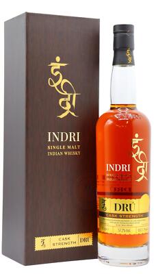 ウイスキー INDRI single malt Indian whisky indri-dru-cask-strength-indian
