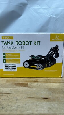Freenove FNK0077 Tank Robot Kit for Raspberry Pi Crawler Chassis Line Tracking