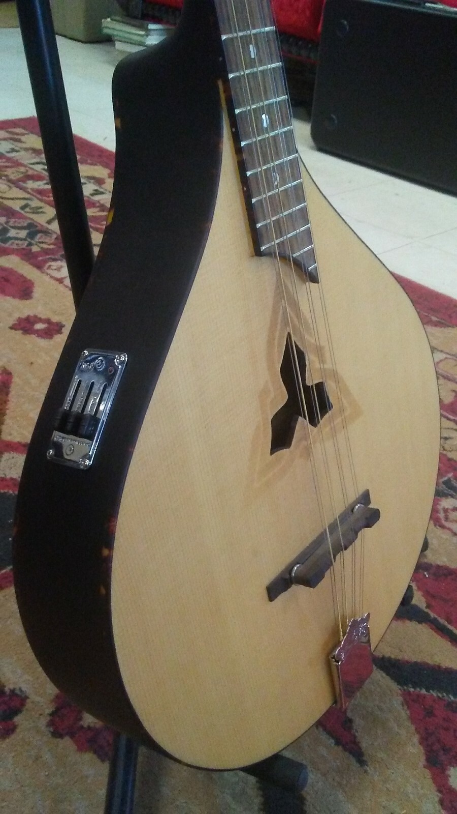 BOUZOUKI  LUNA Trinity acoustic electric w/ gigbag - Satin Natural