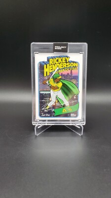 Topps Project 2020 #398 Rickey Henderson Don C PR 4,527