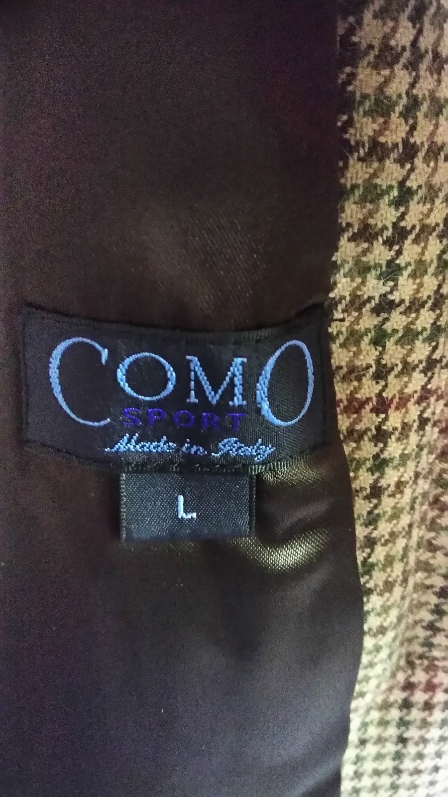 Pre-owned Como Men's  100% Wool Coat In Gold