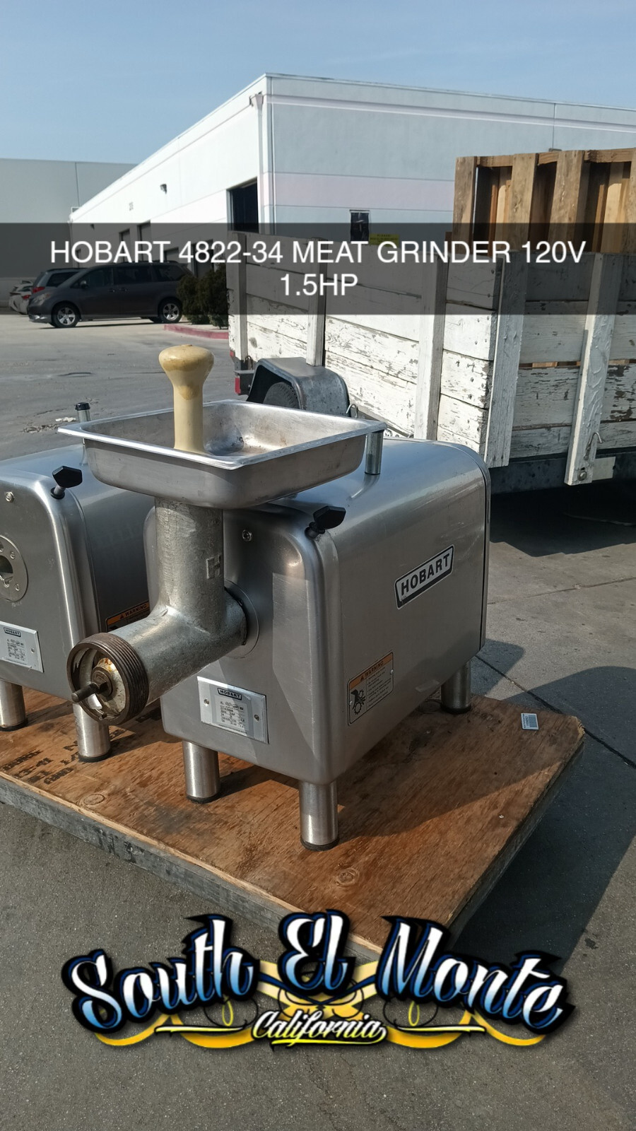 HOBART 4822-34 #22 Meat Grinder / Chopper , 120V - 1 1/2 hp HOBART 4822-34 #22 Meat Grinder / Chopper , 120V - 1 1/2 hp