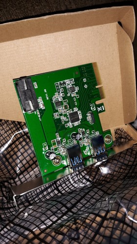 WEme PCI EXPRESS  to 2 Ports Usbs3.1 XhCI Host Controller