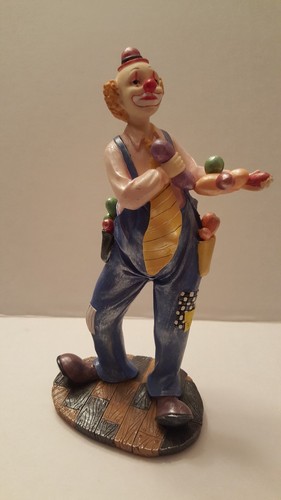 Vintage CLOWNS Herco Professional Gift 7-8in Collectible Figurine Decor