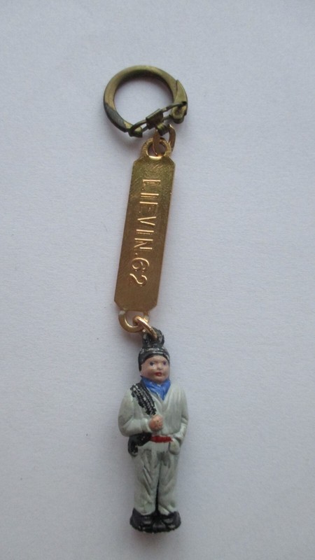 Porte ClÃ© Vintage Figurine Mineur ( 4,5 Cm Haut ) Bonbons  Goubet Naudin LiÃ©Vin 