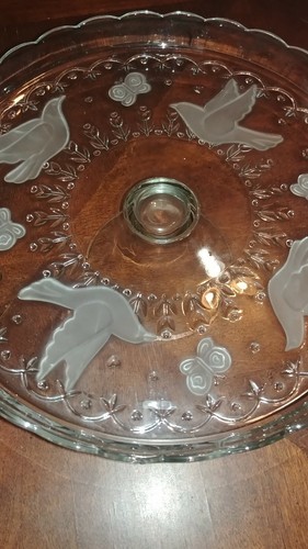 Vintage pedestal cake stand