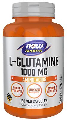 Now Foods Глютамин 1000 мг 120 капсул